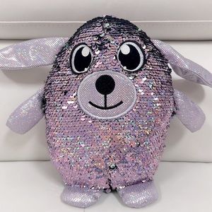 Shimmeez Reversible Sequin Plush Delilah Dog